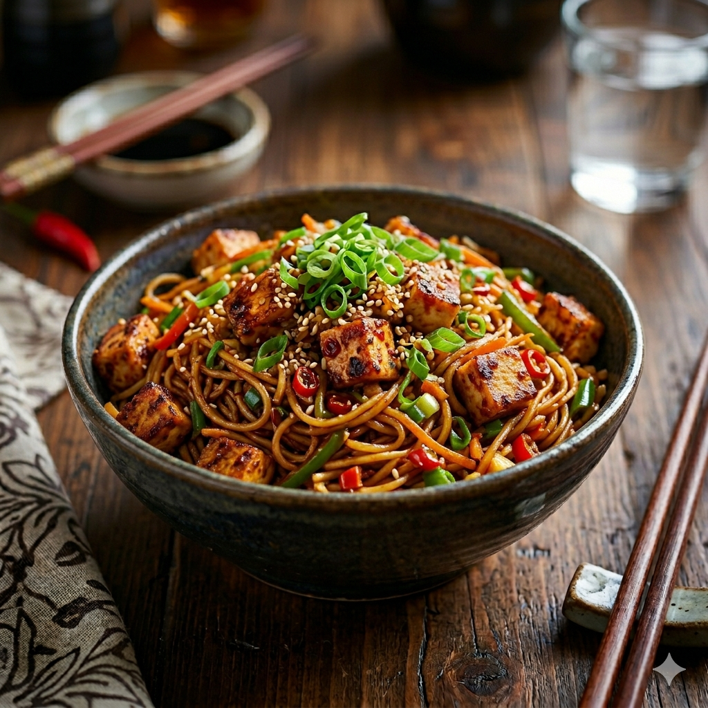 Schezwan Paneer Noodles