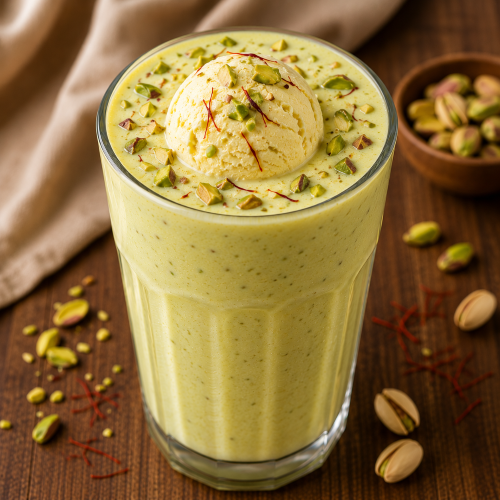 Kesar Pista(With Icecream)