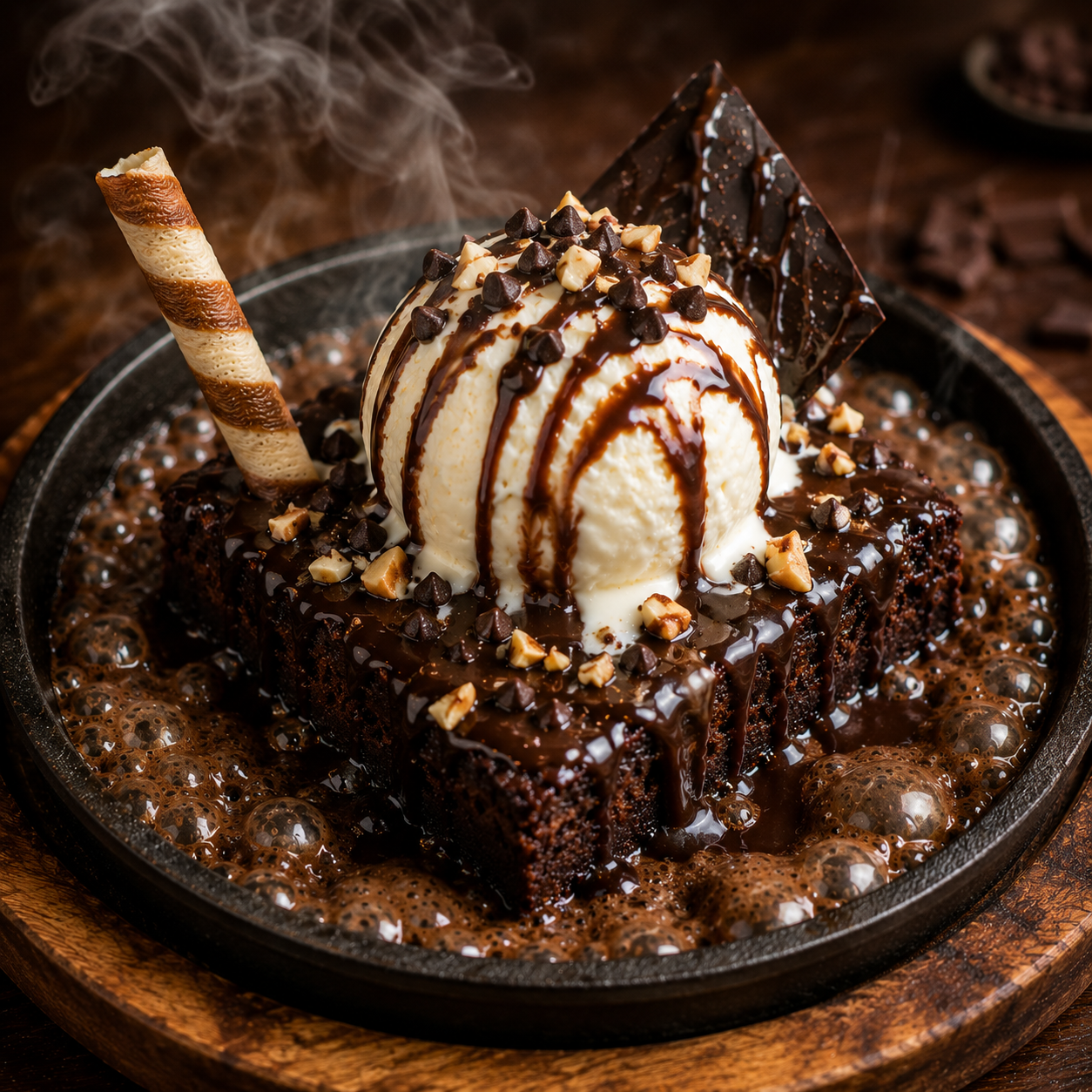 Sizzling Brownie Special
