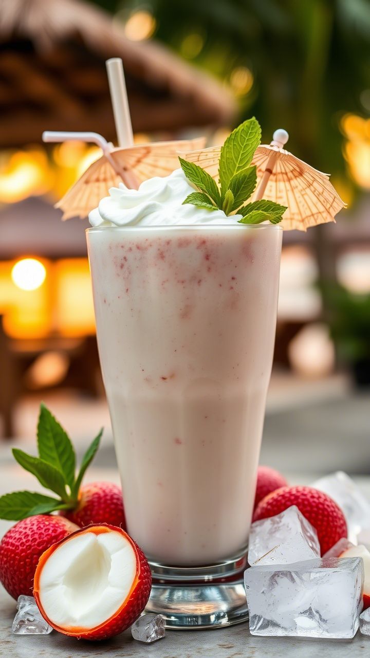Lychee N Ychee Milkshake