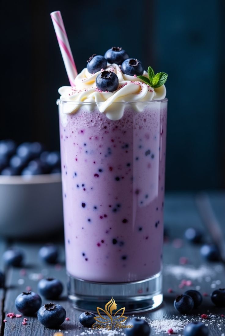 Blue Berry Milkshake