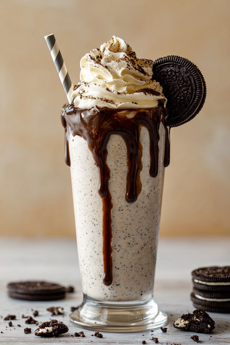 Oreo Chocolate Milkshake