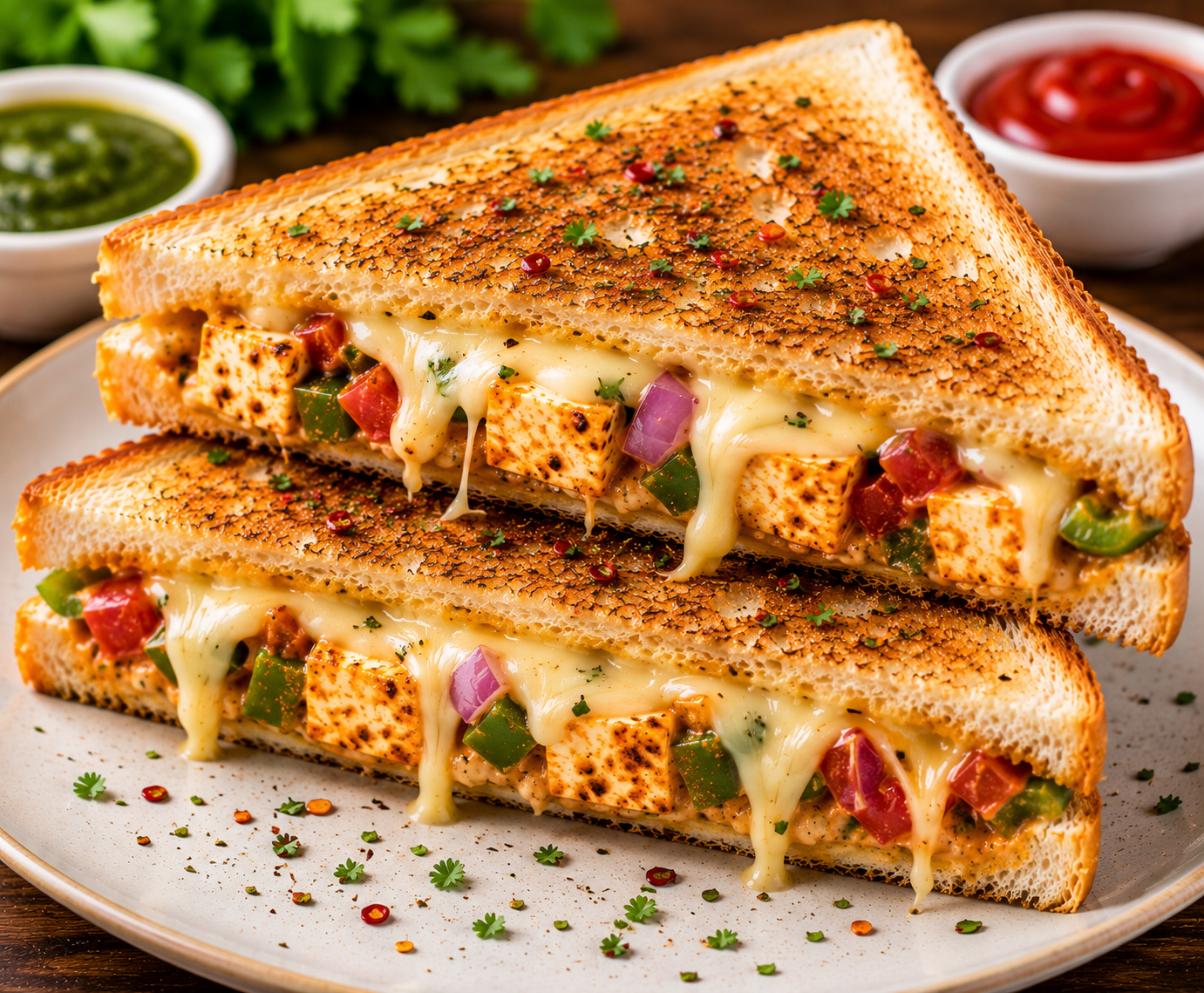 Panner Cheese Sandwich
