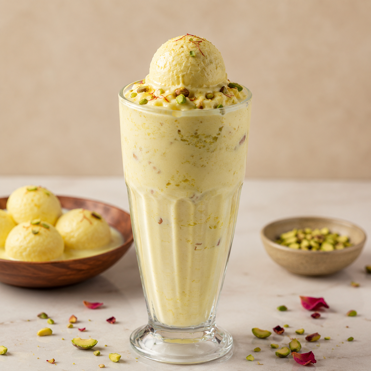 Rasamalai Shake(With Icecream)