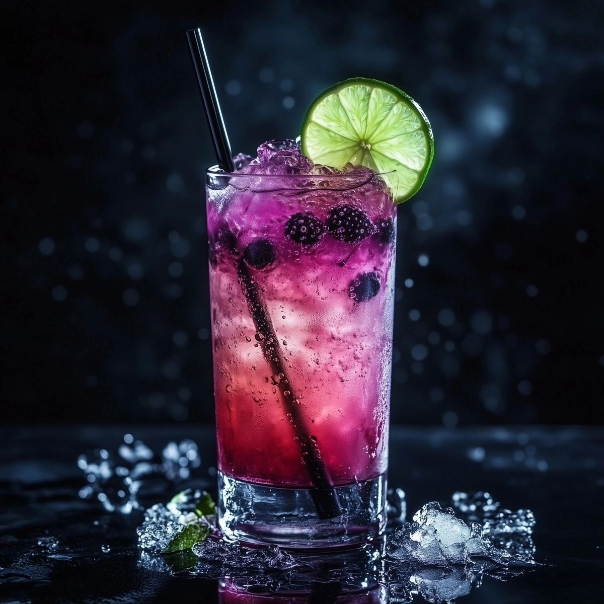 Blueberry Crush Mojito