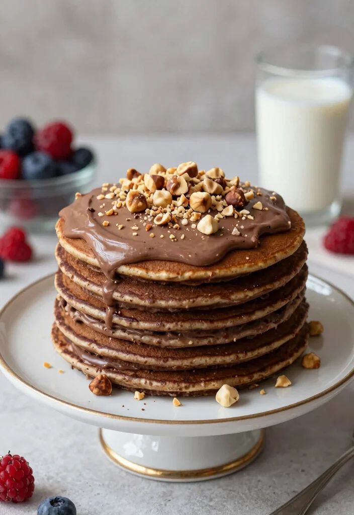 Nuts & Chocolate Pancake