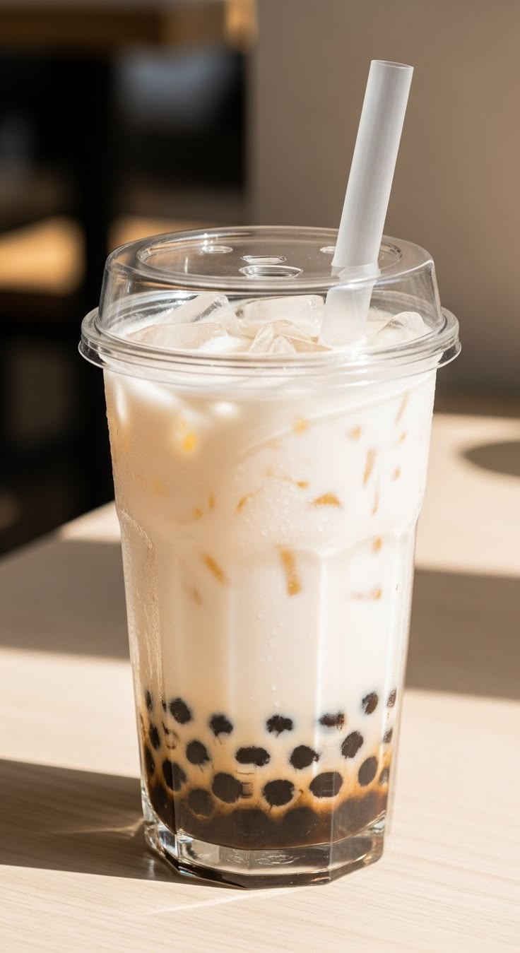 Vanilla Boba Milkshake