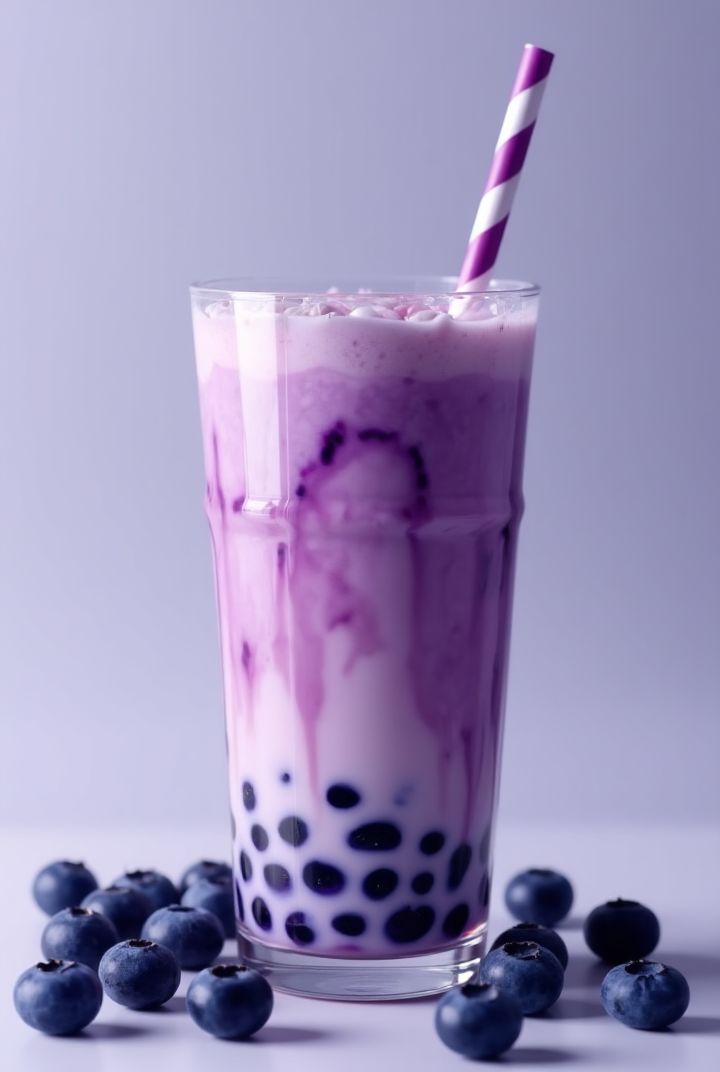 Blueberry Boba Shake