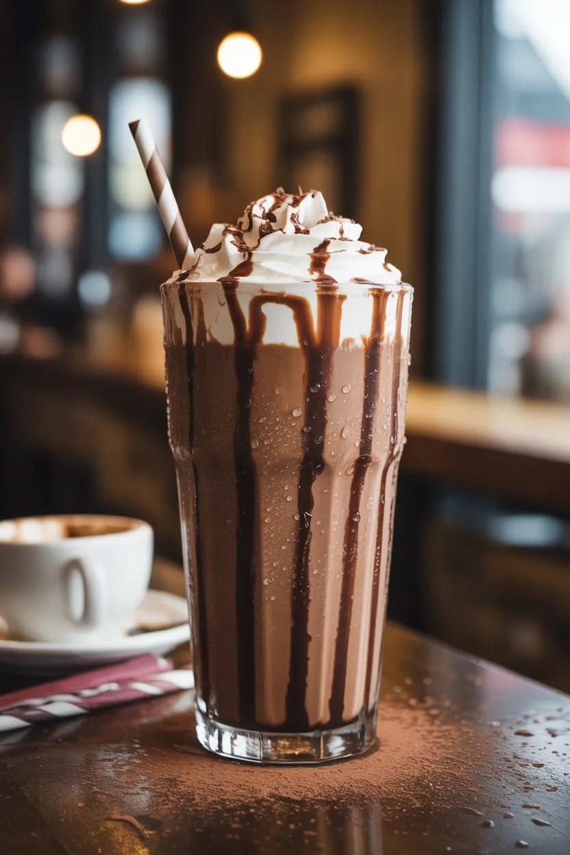 Chocolate Milkshake with Icecream