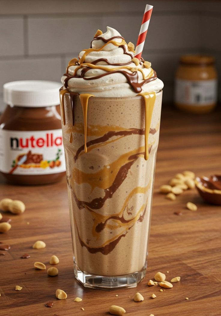 Nutella Hazelnut Shake (With Icecream)