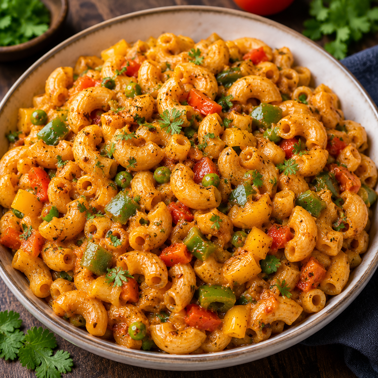 Veg Macaroni Homestyle Masala