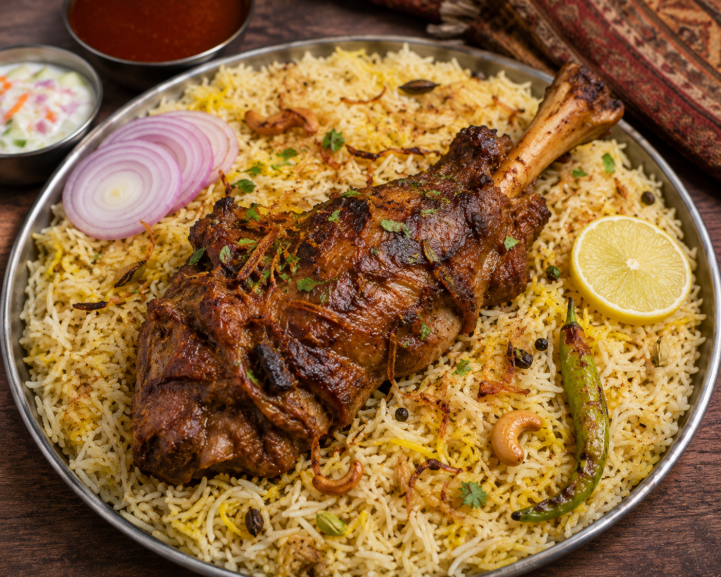 Mutton Leg Mandi (6-Person)