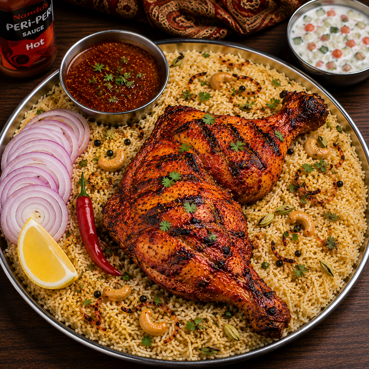 Peri Peri Chicken Mandi (2 Persons)