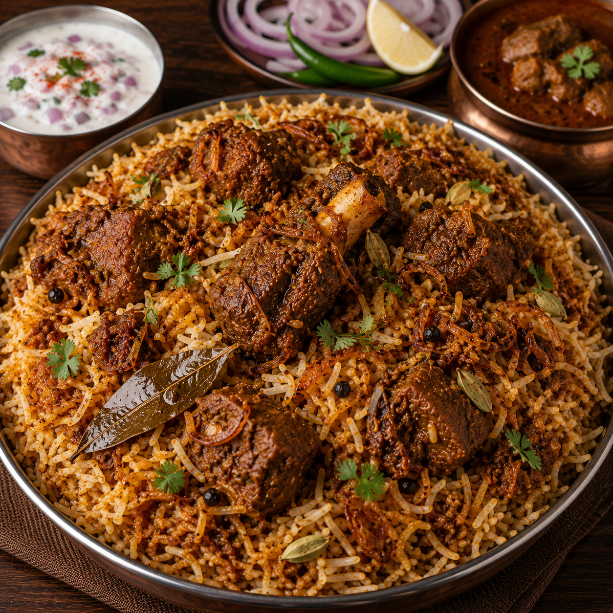Mutton Thokku Briyani