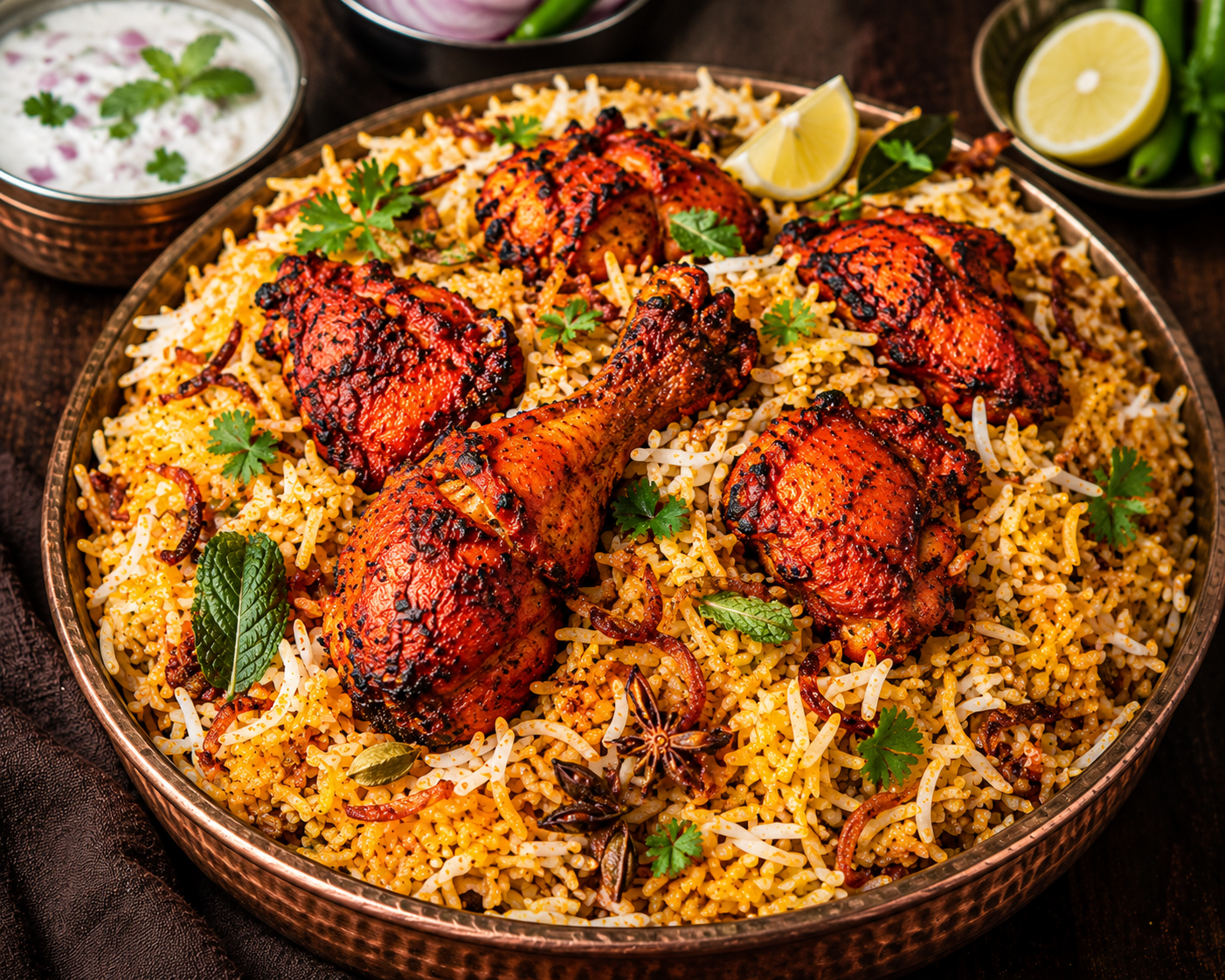Tandoori Chicken Biryani