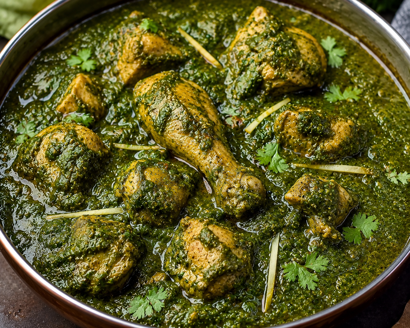 Palak Chicken Gravy
