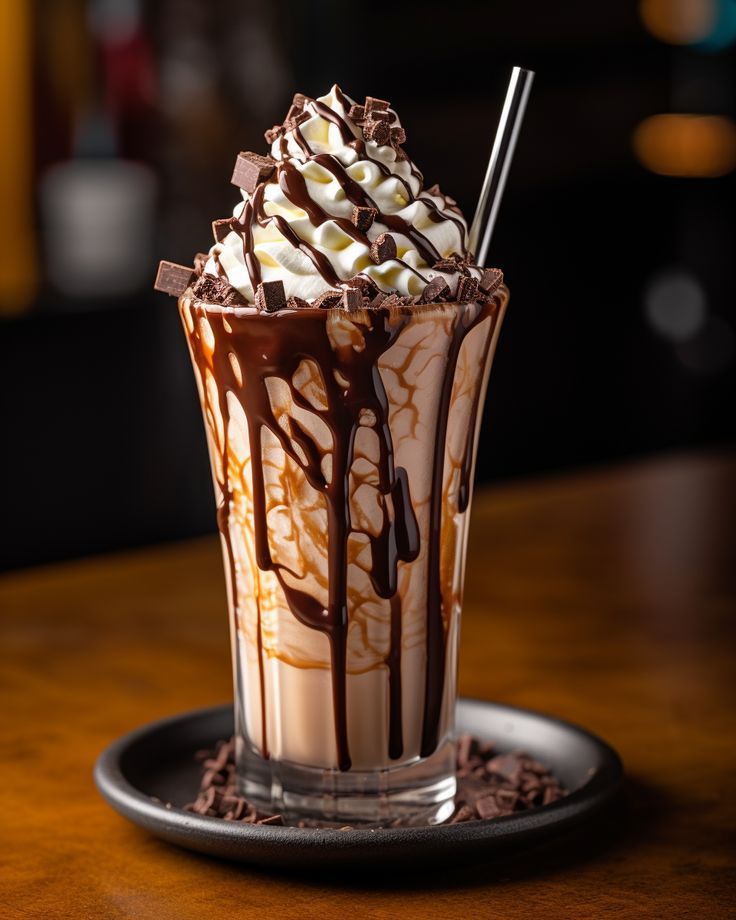 Dark Chocolate Milkshake