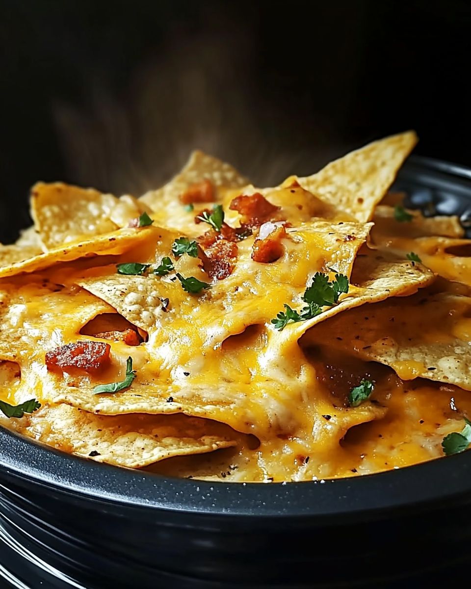 Cheese Nachos with Salsa Dip