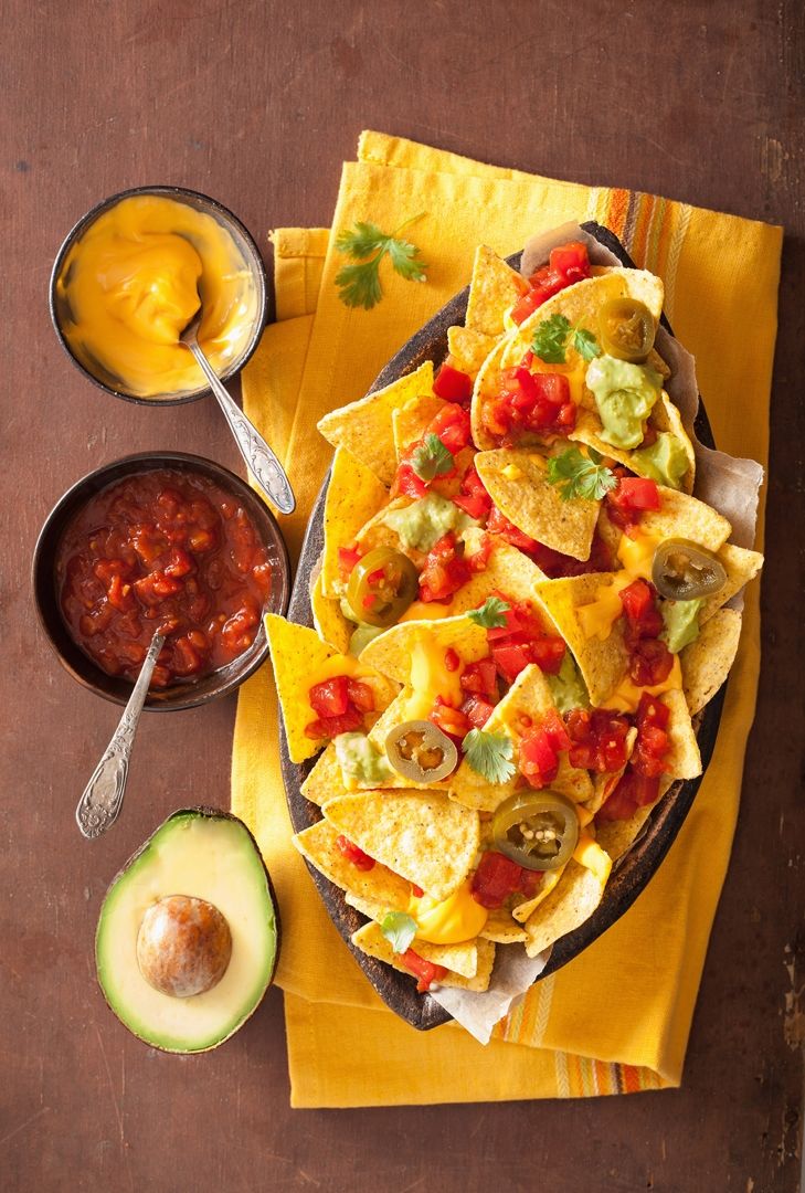 Cheese Nachos Salsa & Cheese Jalapeno Dip