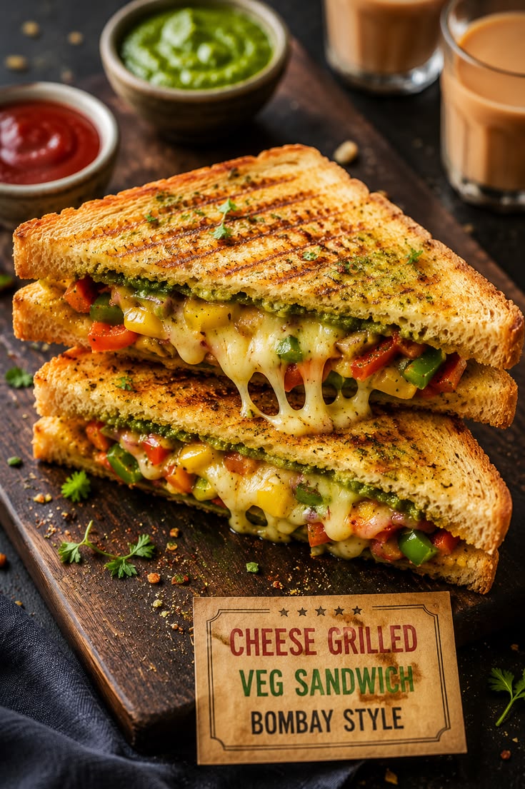 Veg Cheese Grilled Sandwich