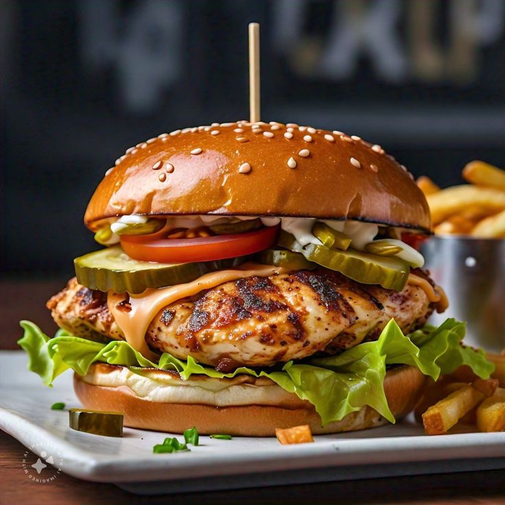 Tandoori Chicken Burger