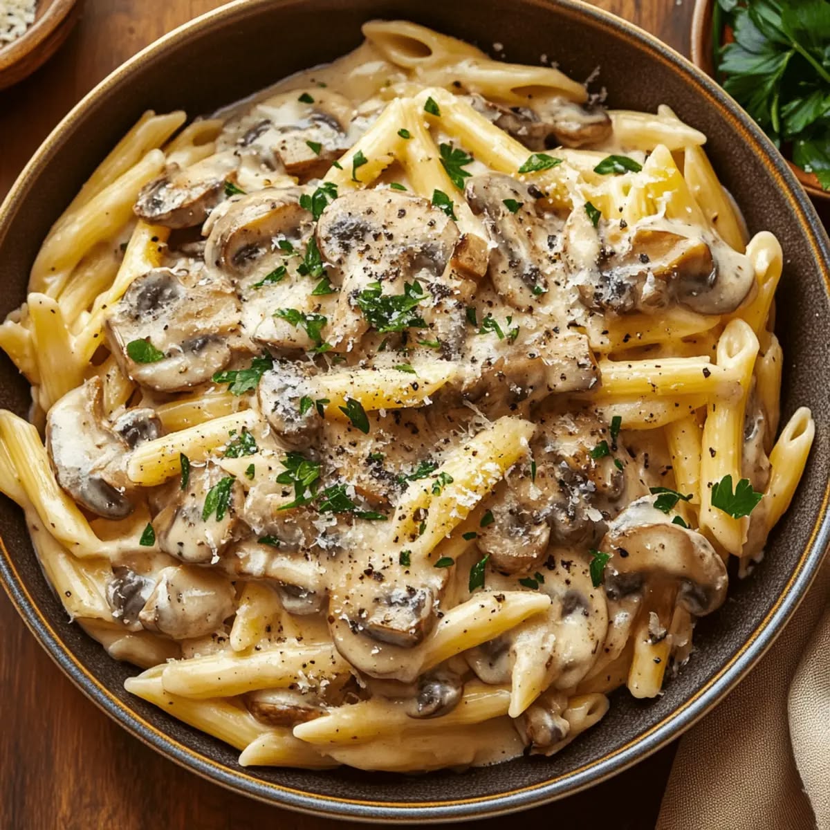Creamy Mushroom Pasta