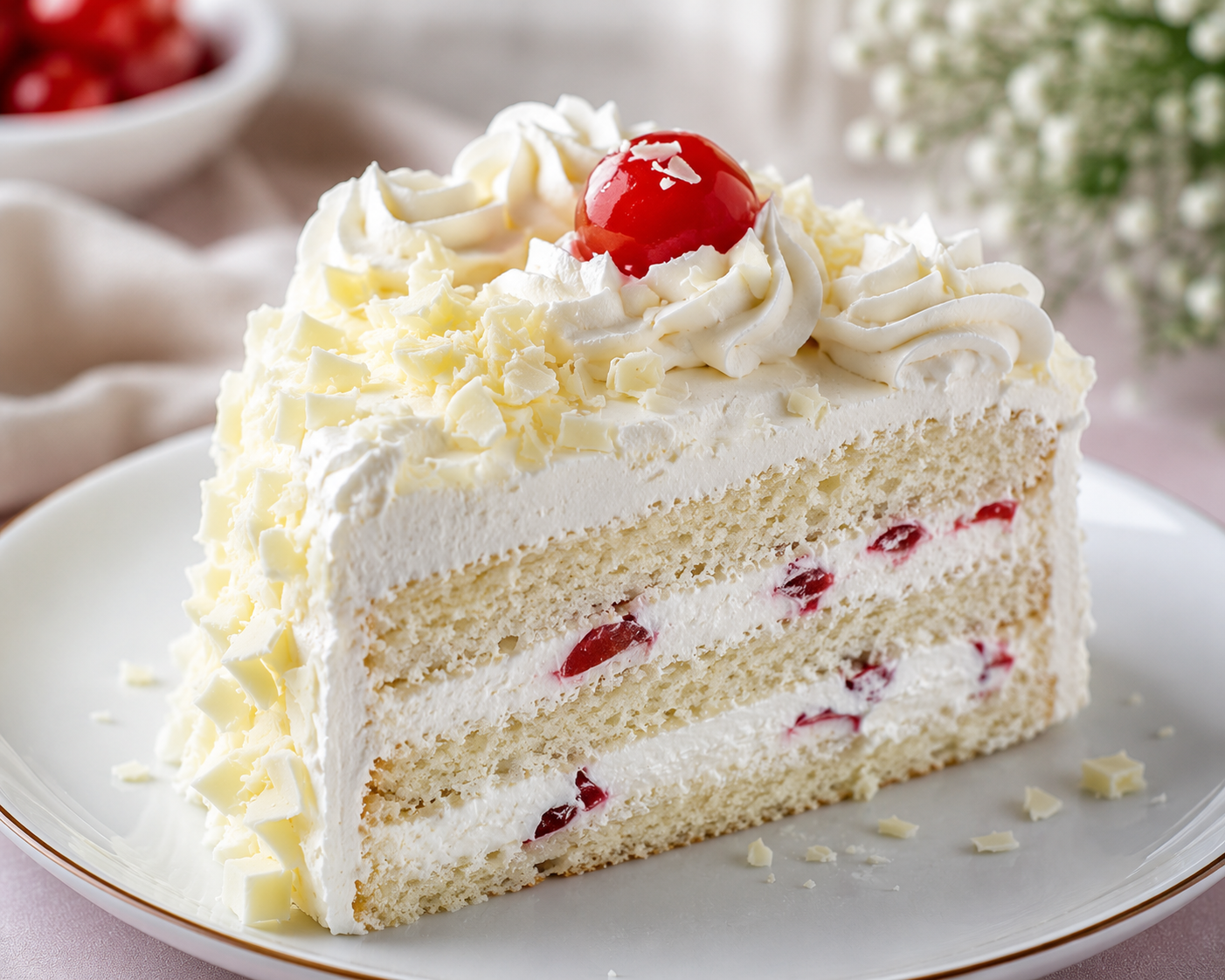 White forest fresh cream cake pcs