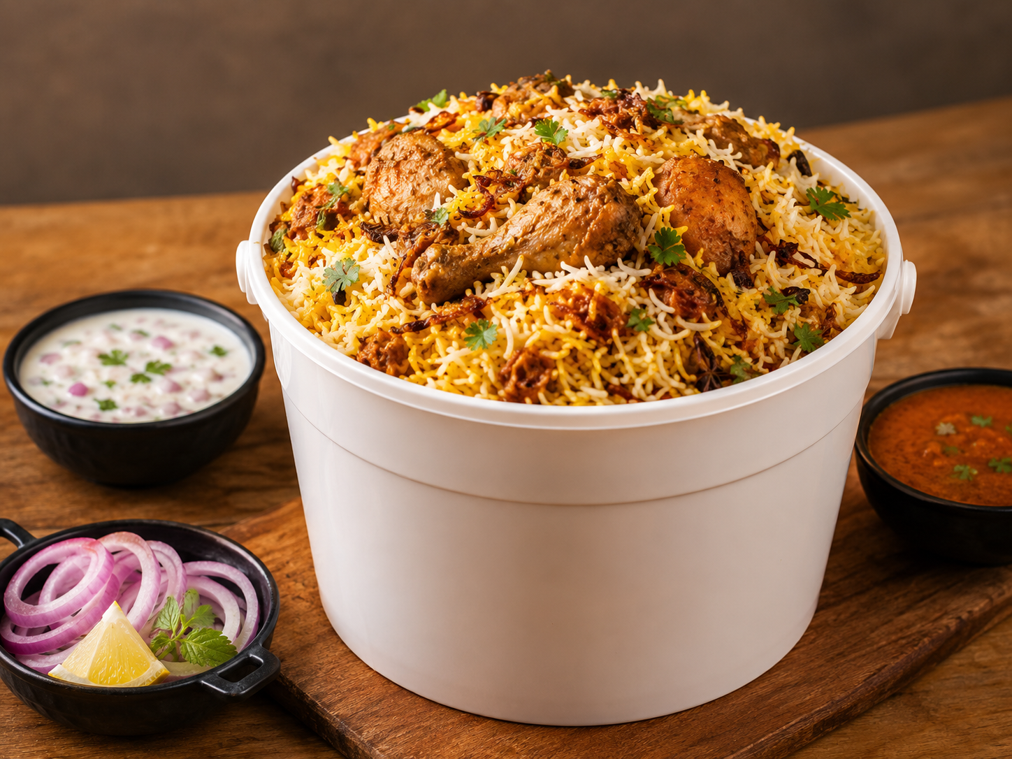 Chicken Bucket Biriyani ( For 5 Persons)