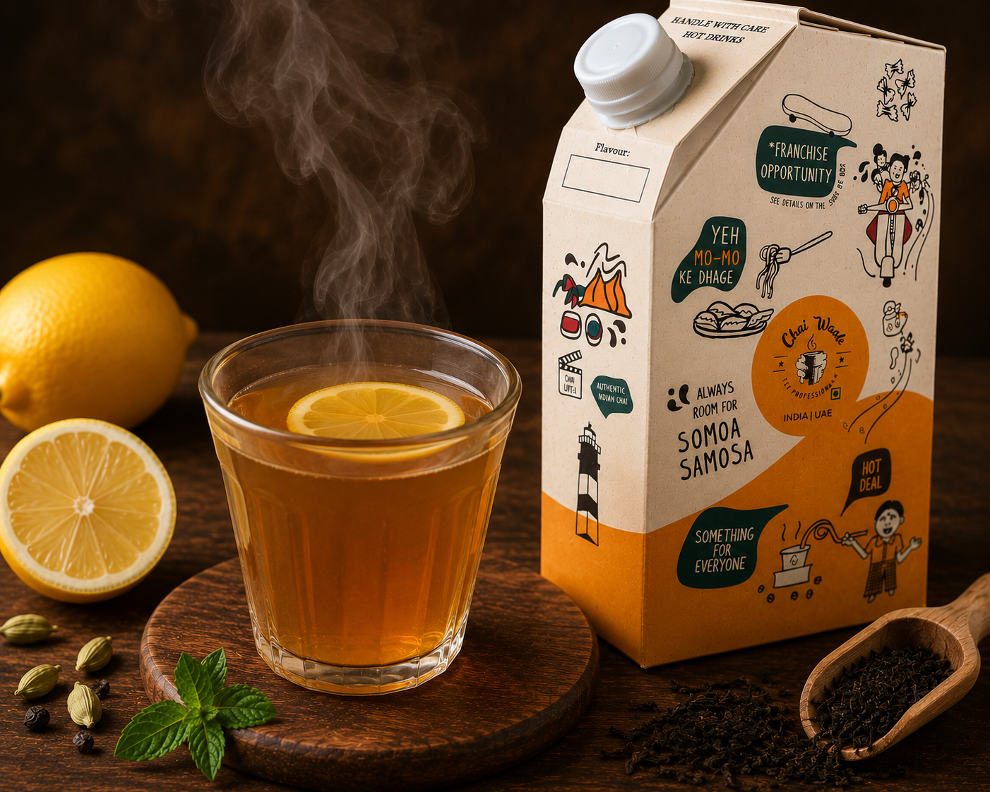Lemon chai