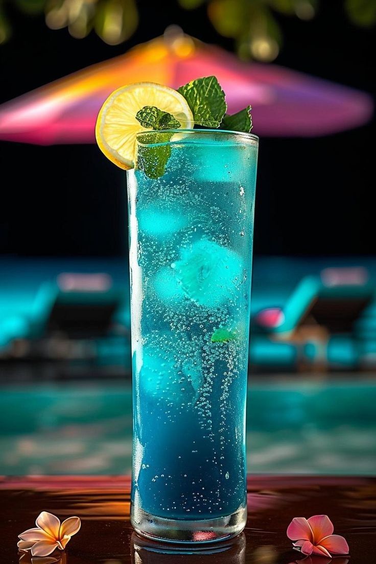 Blue Curacao Mojito
