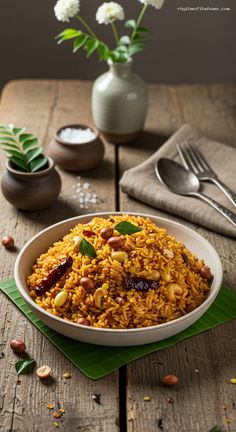 Puliyotharai Rice 