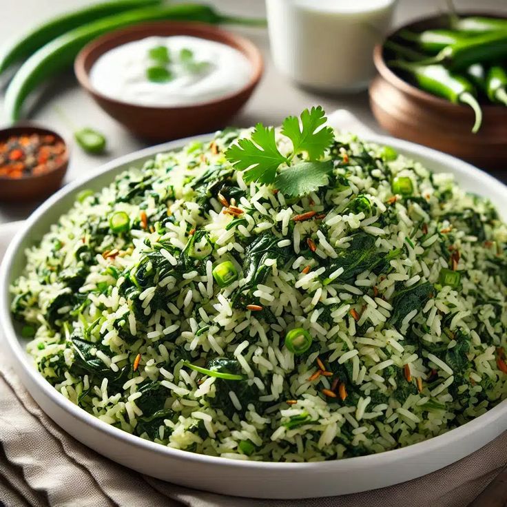 Murungai Keerai Podi Rice 	