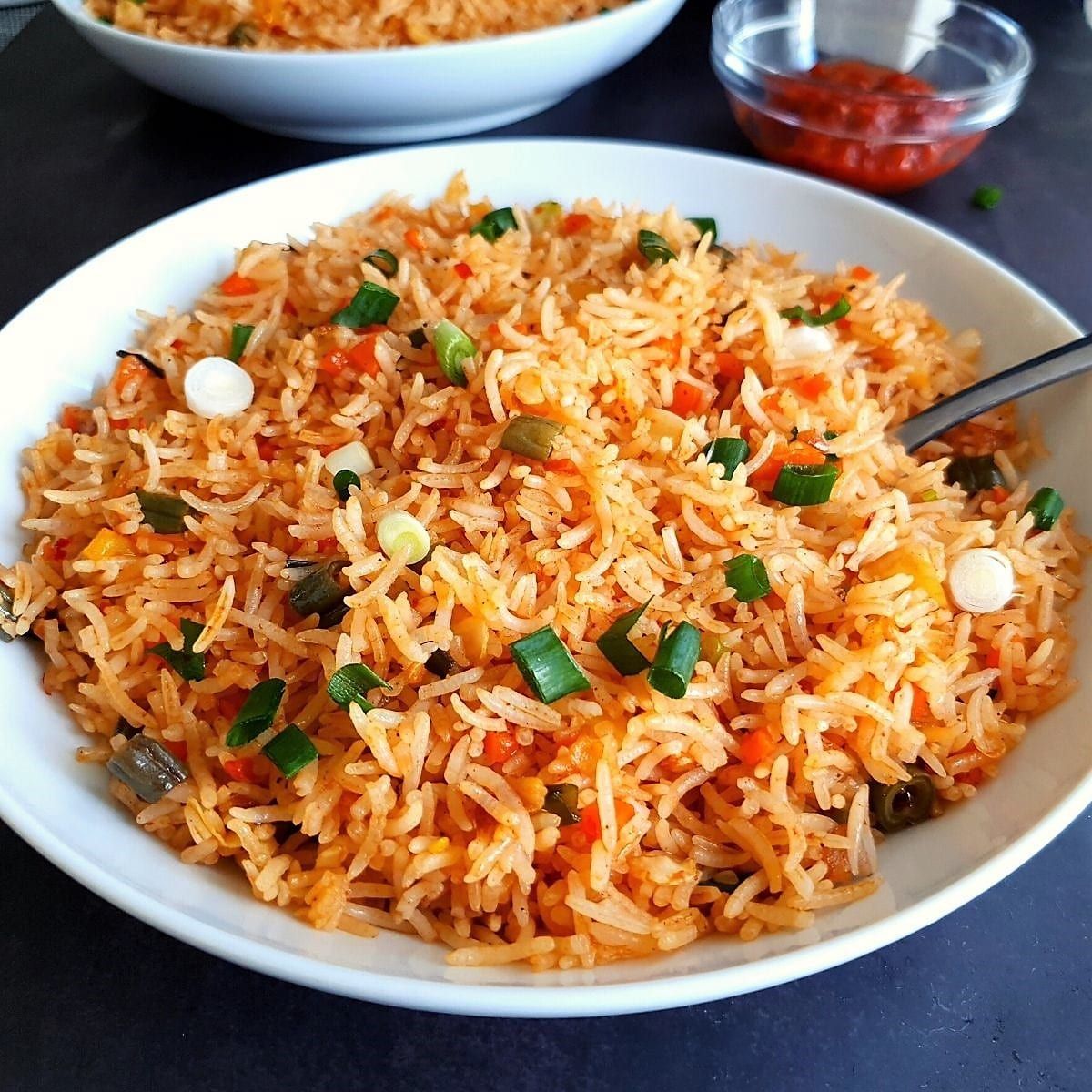 Schezwan Veg Fried Rice