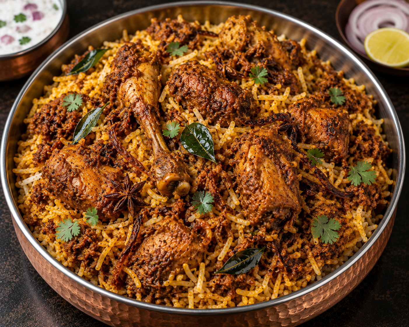 Nattu Kozhi Thokku Biryani