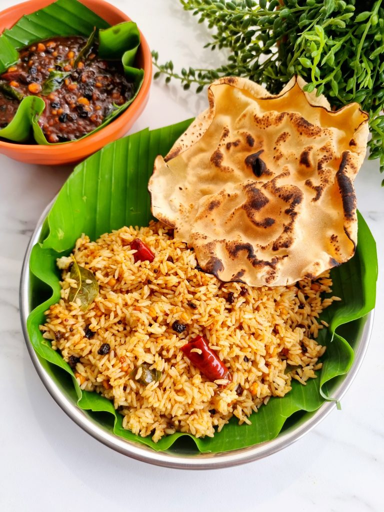 vathakulambu rice