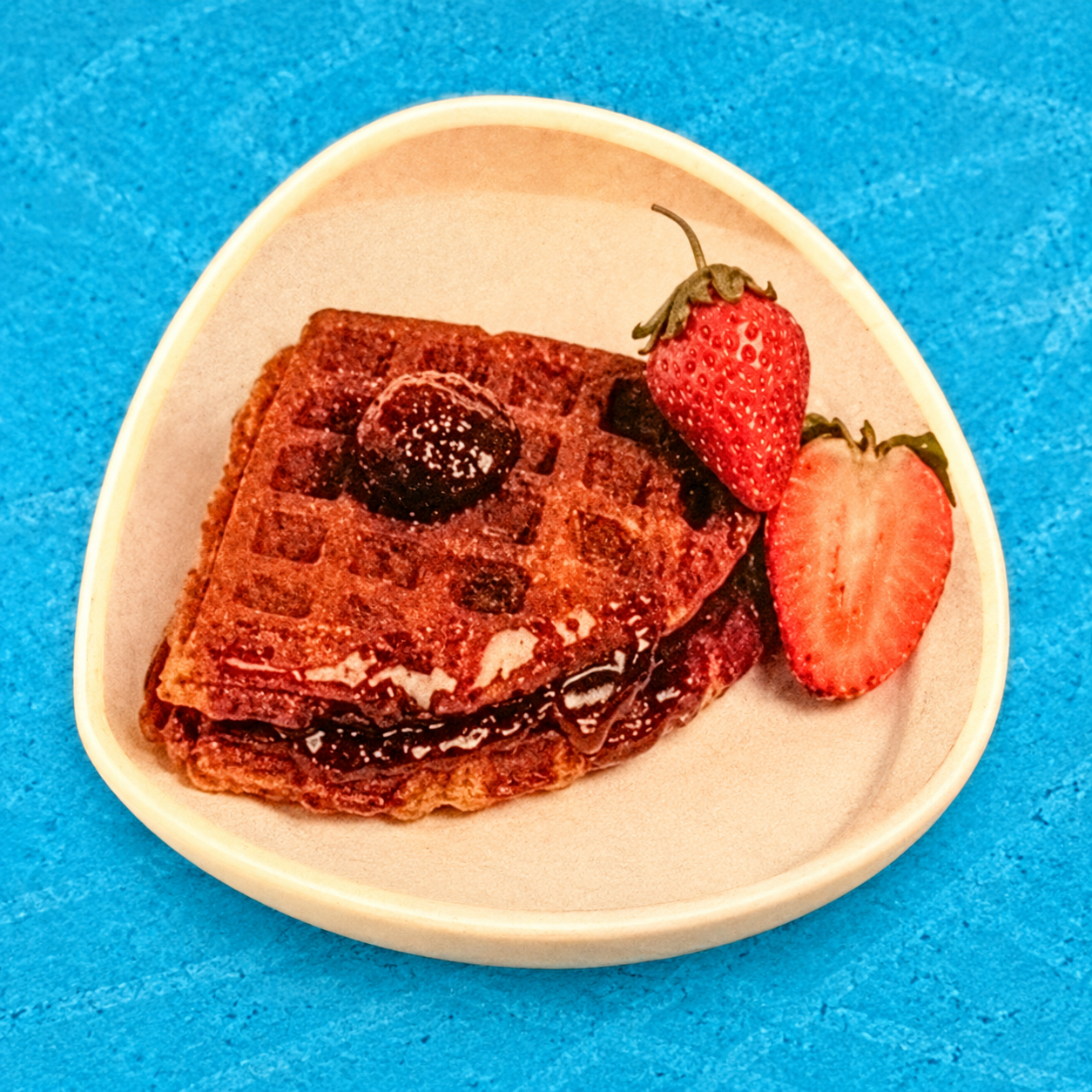 Strawberry Goodness Waffle