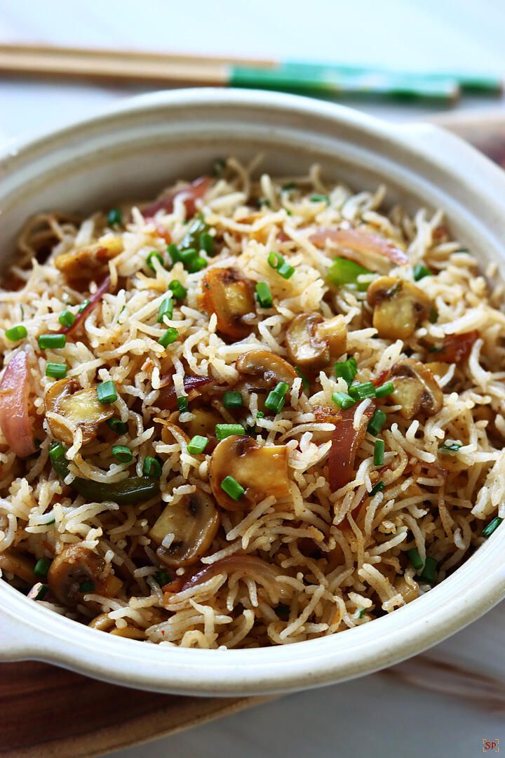 Mushroom Fired Rice