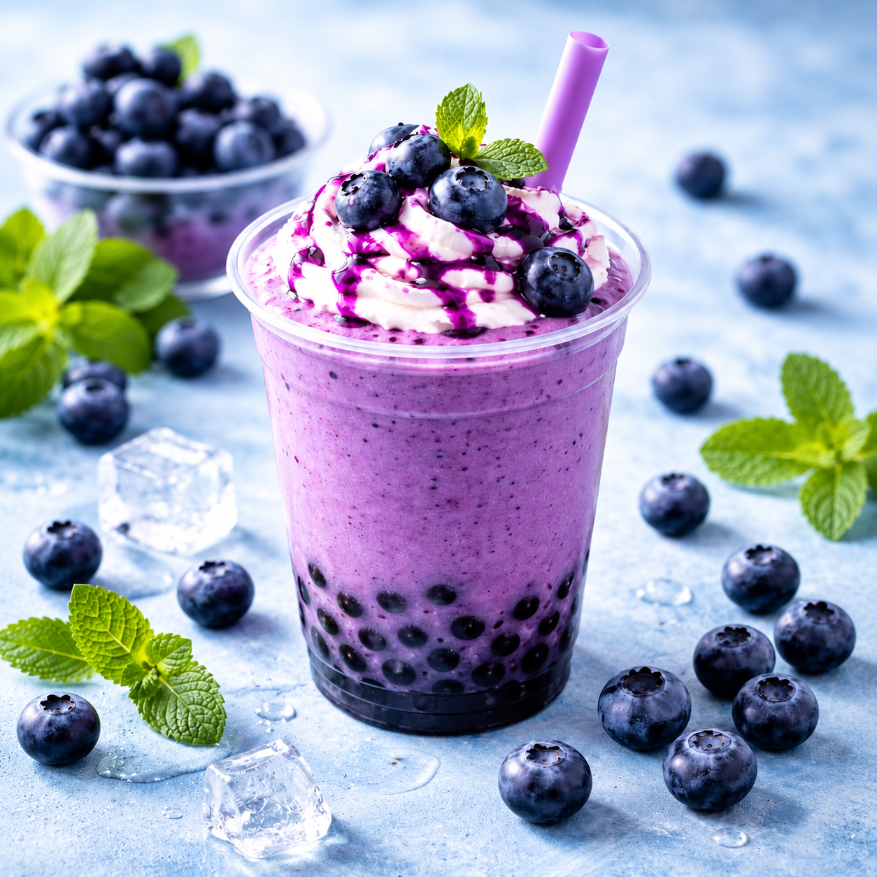 Blueberry Milkshake