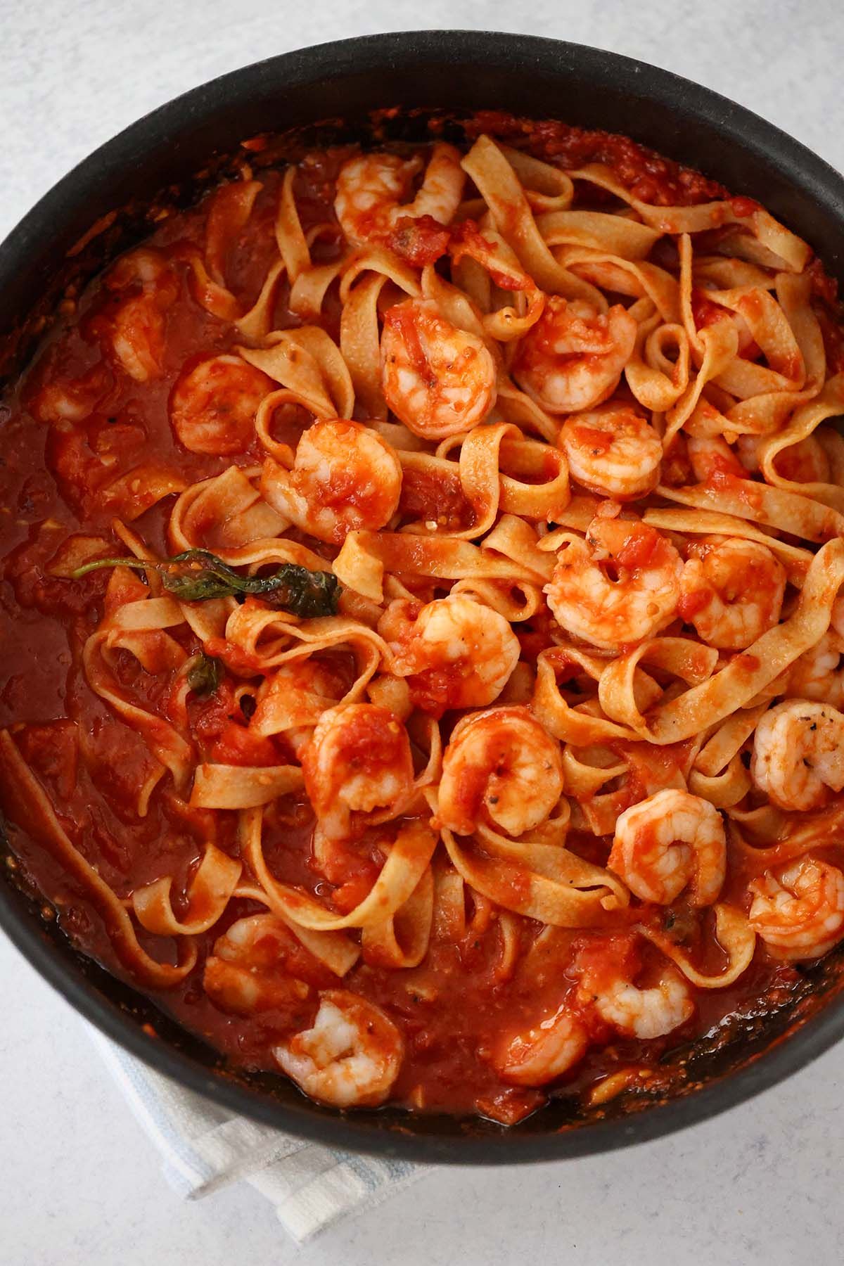 Shrimp Arrabbiata Sauce Pasta