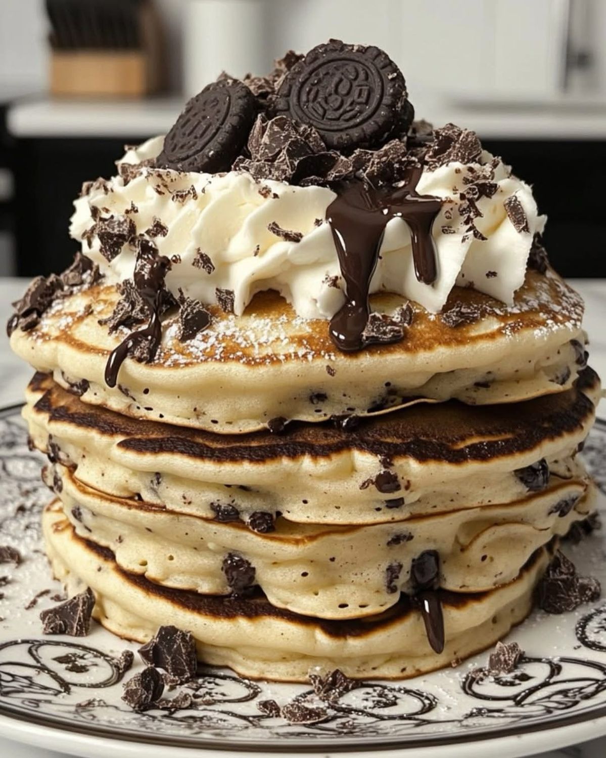 Cookies and Cream Pancakes