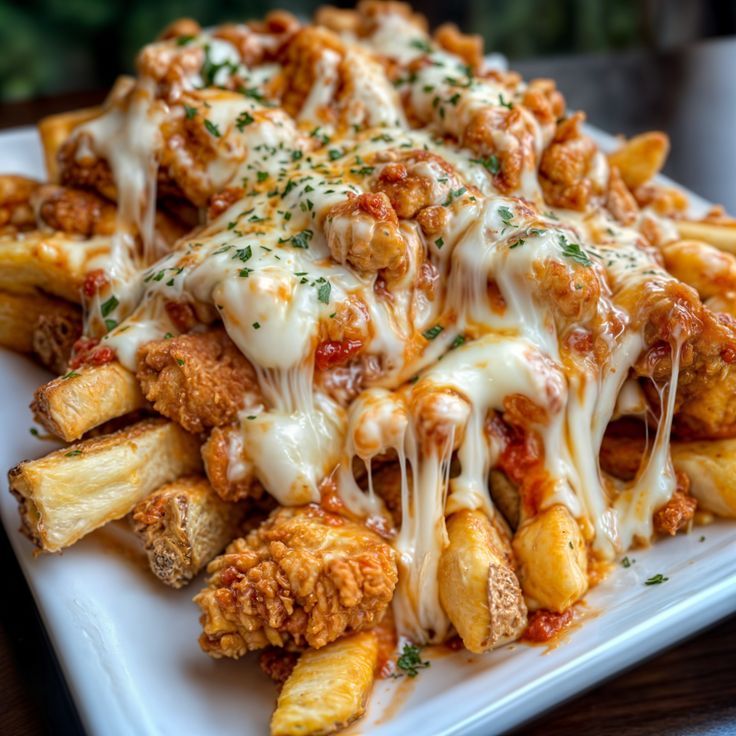 Peri Peri Chicken Loaded Fries