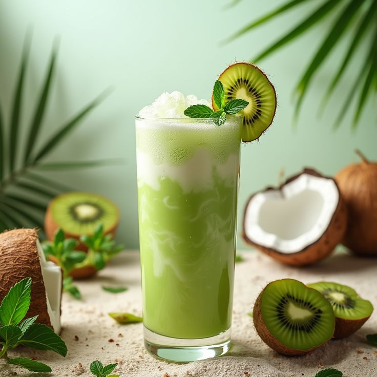 Kiwi Tender Coconut Juice