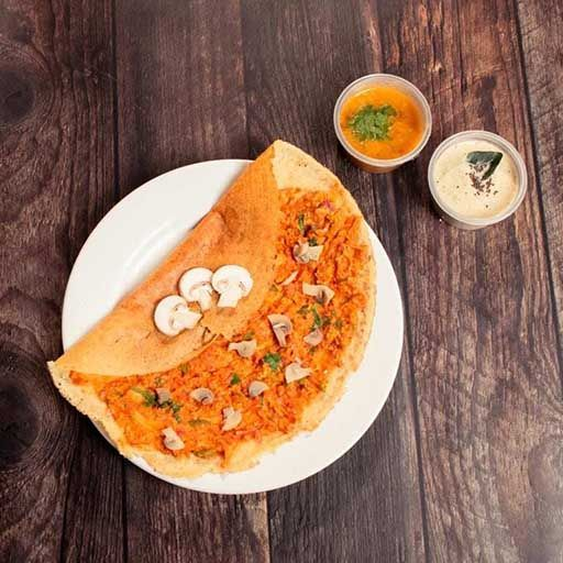 Mushroom Curry Dosai