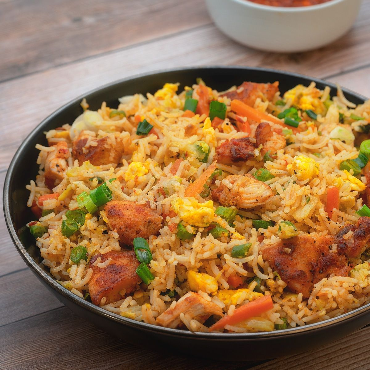 Mixed Schezwan Chicken Fried Rice