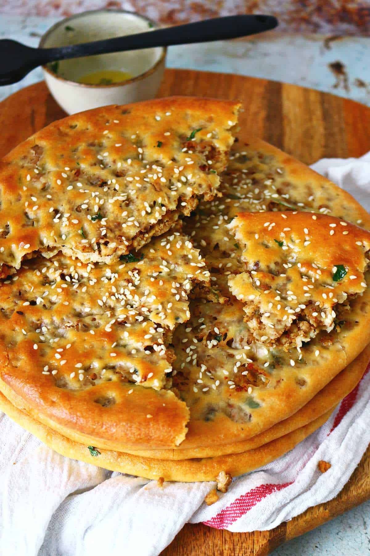 Keema Chicken Stuffed Naan