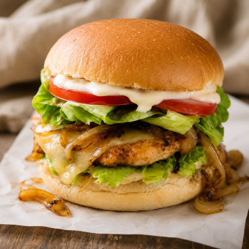 Chicken Cheese Fillet (Burger)