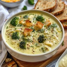 Cream of Brocolli Chicken Soup