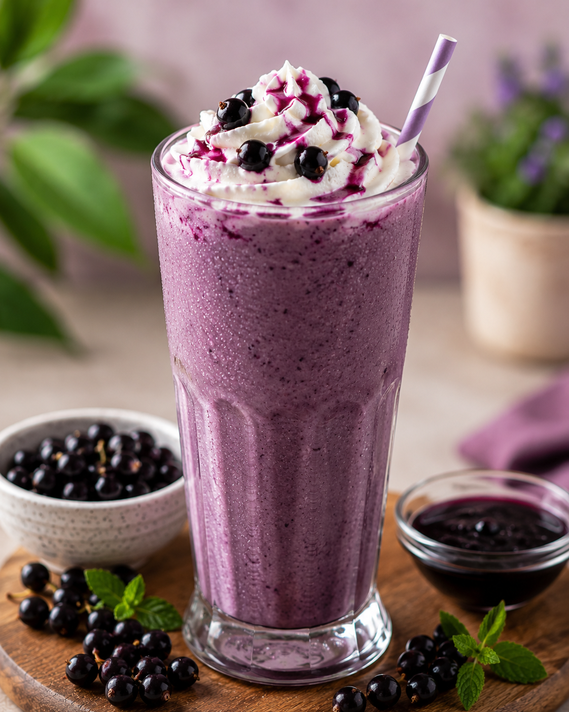 Black Currant Milkshake