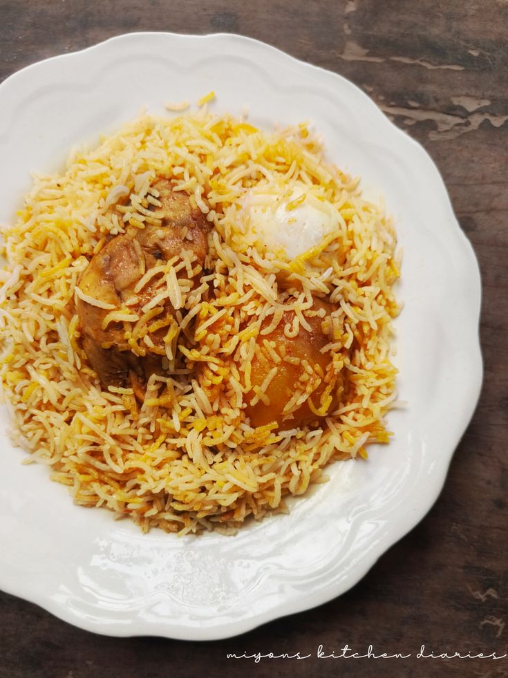 Kolkata Style Special Chicken Biryani
