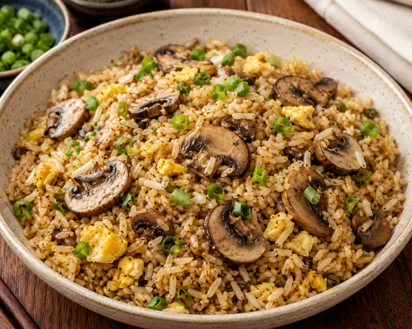 Mushroom Fried Rice